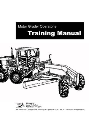 Motor Grader Manual.Pdf
