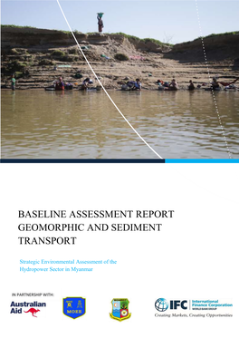Baseline Assessment Report Geomorphic and Sediment Transport