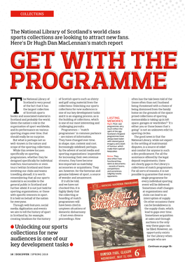 Get with the Programme