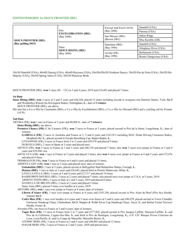 EDITED PEDIGREE for SIOUX FRONTIER (IRE)