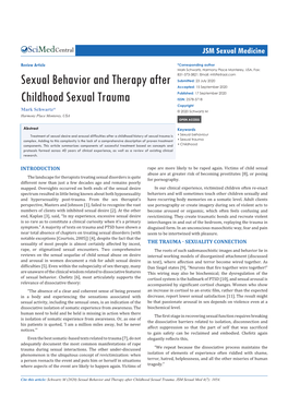 Sexual Behavior and Therapy After Childhood Sexual Trauma