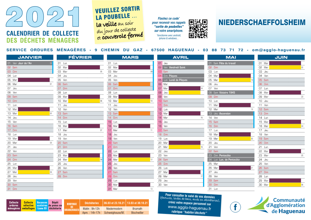 Calendrier 2021 OM Niederschaeffolsheim