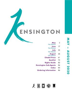 Ensington May – August 2020