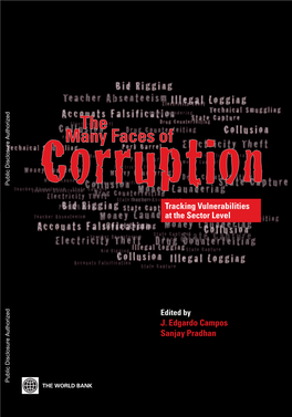 Exploring Corruption in Public Financial Management 267 William Dorotinsky and Shilpa Pradhan