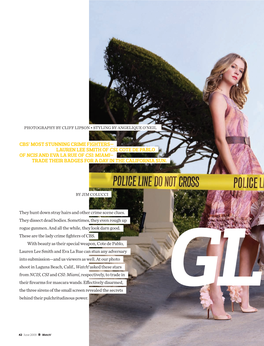 The Glam Squad: Profiles of CSI's Lauren Lee Smith
