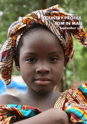 Country Profile: FGM in Mali (2Nd Ed., 2020)