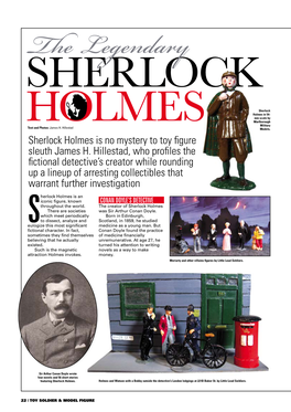 Sherlock Holmes Is No Mystery to Toy Figure Sleuth James H. Hillestad