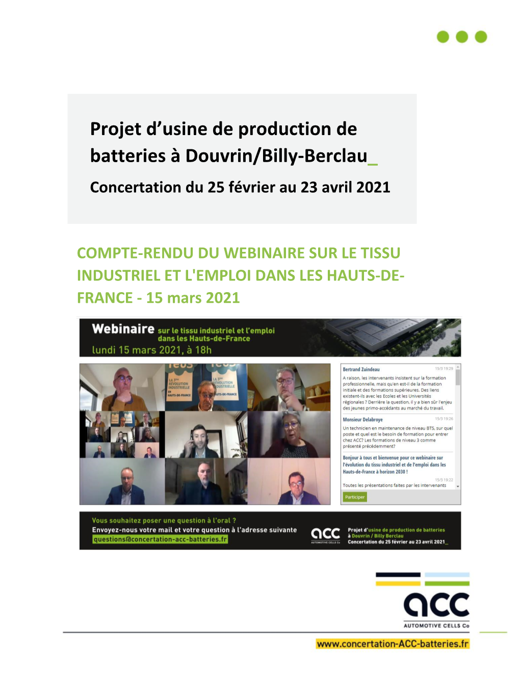 Projet D'usine De Production De Batteries À Douvrin/Billy-Berclau