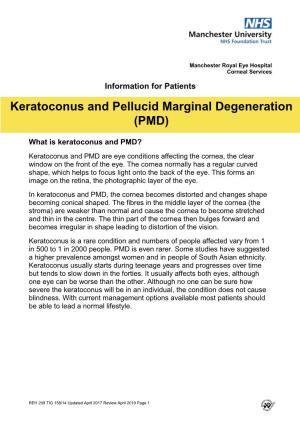Keratoconus and Pellucid Marginal Degeneration (PMD)