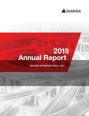 Annual Report MAGNA INTERNATIONAL INC