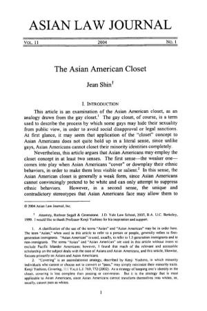 The Asian American Closet