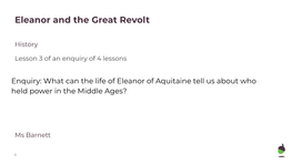 Eleanor and the Great Revolt