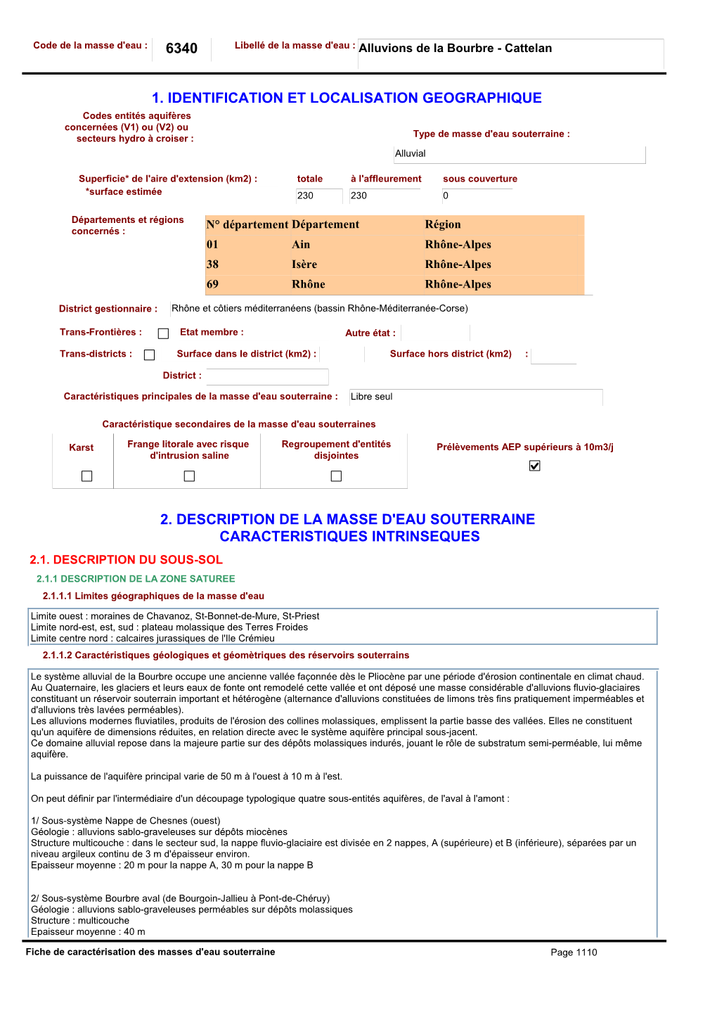 6340 1. Identification Et Localisation Geographique