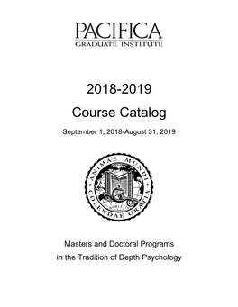 2018-2019 Course Catalog