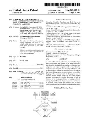 (12) United States Patent (10) Patent No.: US 6,212,672 B1 Keller Et Al