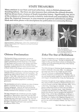 Chinese Proclamation & Zirka -- the Star of Bethlehem