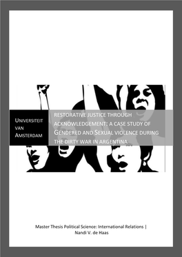 A Case Study of Gendered and Sexual Violence During the Dirty War in Argentina