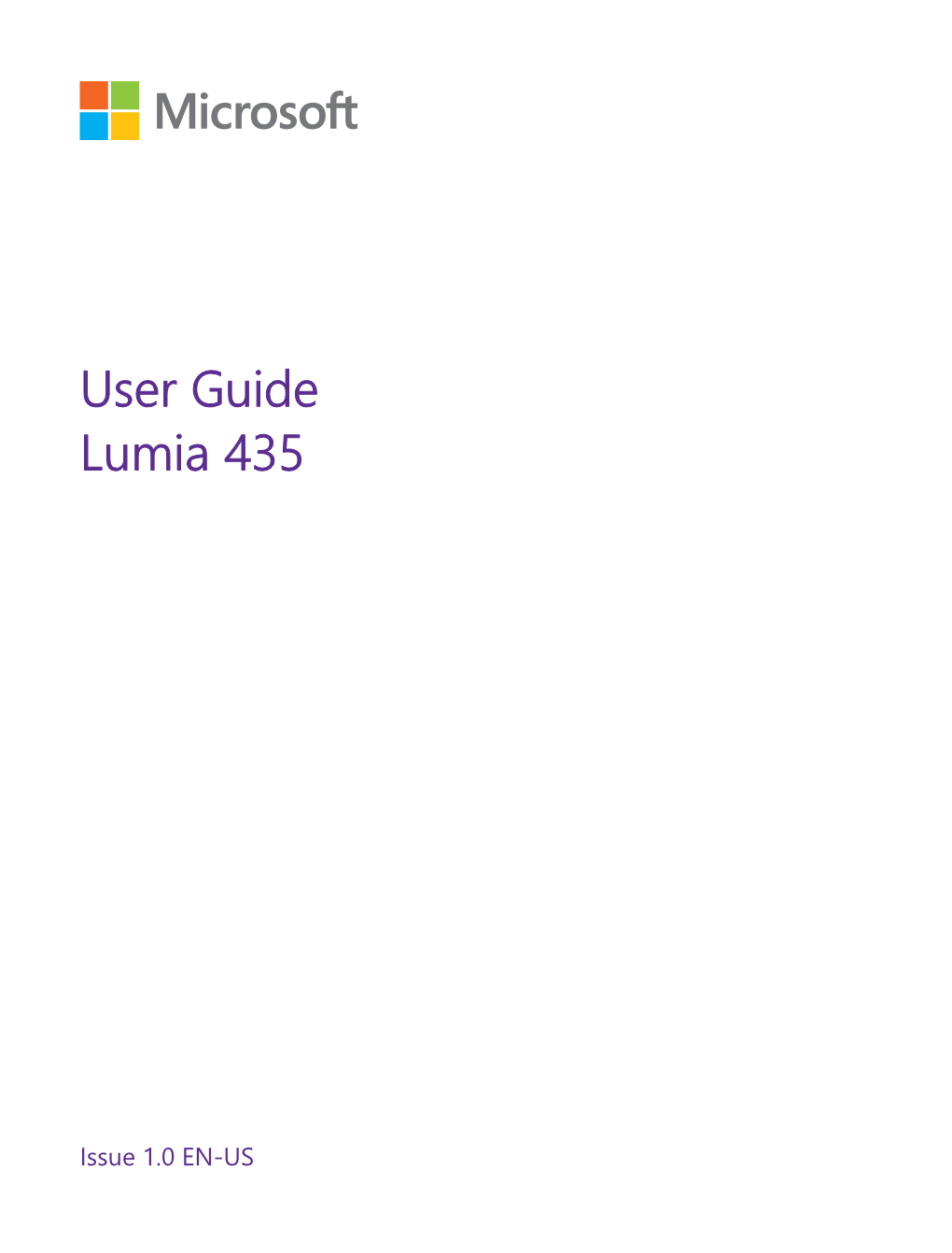 Lumia 435 User Guide