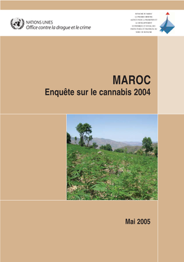 MAROC Enquête Sur Le Cannabis 2004