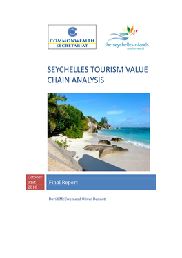 Seychelles Tourism Value Chain Analysis