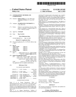 (12) United States Patent (10) Patent No.: US 9,381,193 B2 Moley Et Al