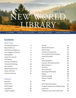 Fall 2021 New World Library