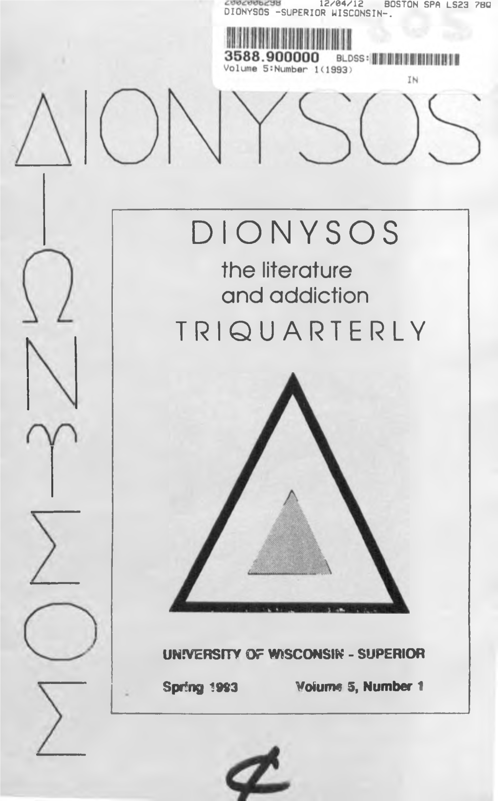 Dionysos -Superior Wisconsin