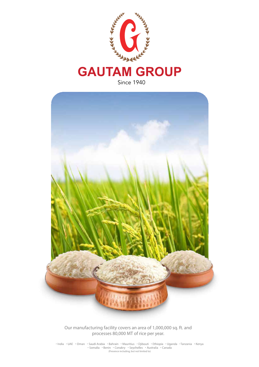 GAUTAM GROUP Since 1940