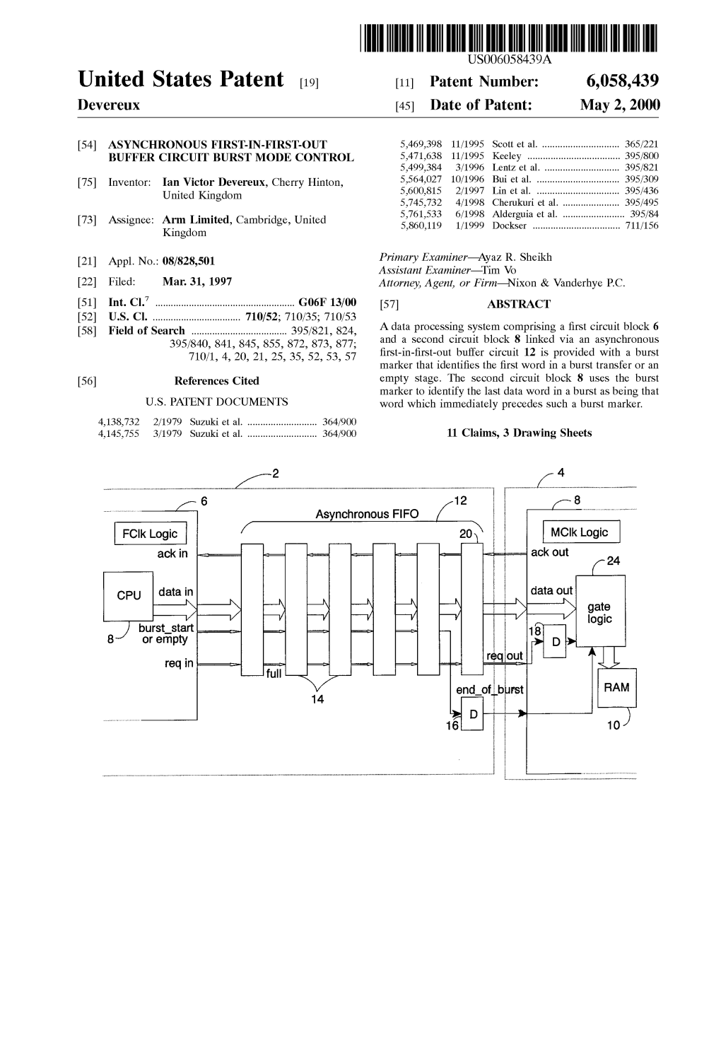 United States Patent (19) 11 Patent Number: 6,058,439 Devereux (45) Date of Patent: May 2, 2000