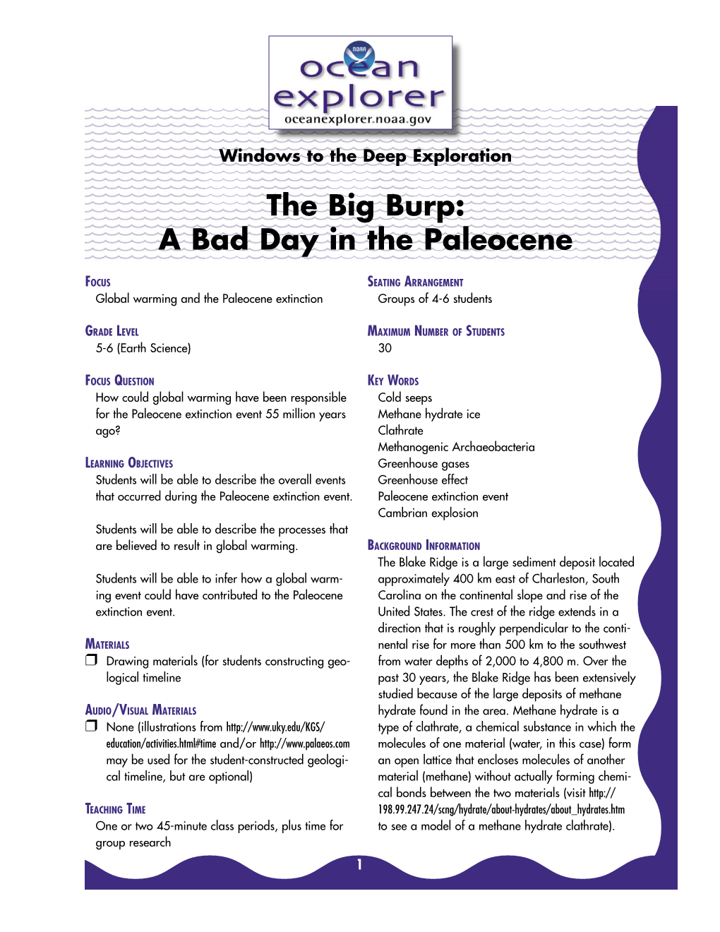 A Bad Day in the Paleocene