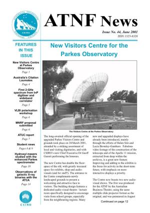 New Visitors Centre for the Parkes Observatory