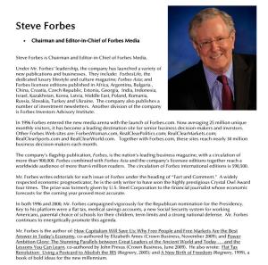 Steve Forbes