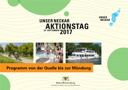 Aktionstag Unser Neckar 2017