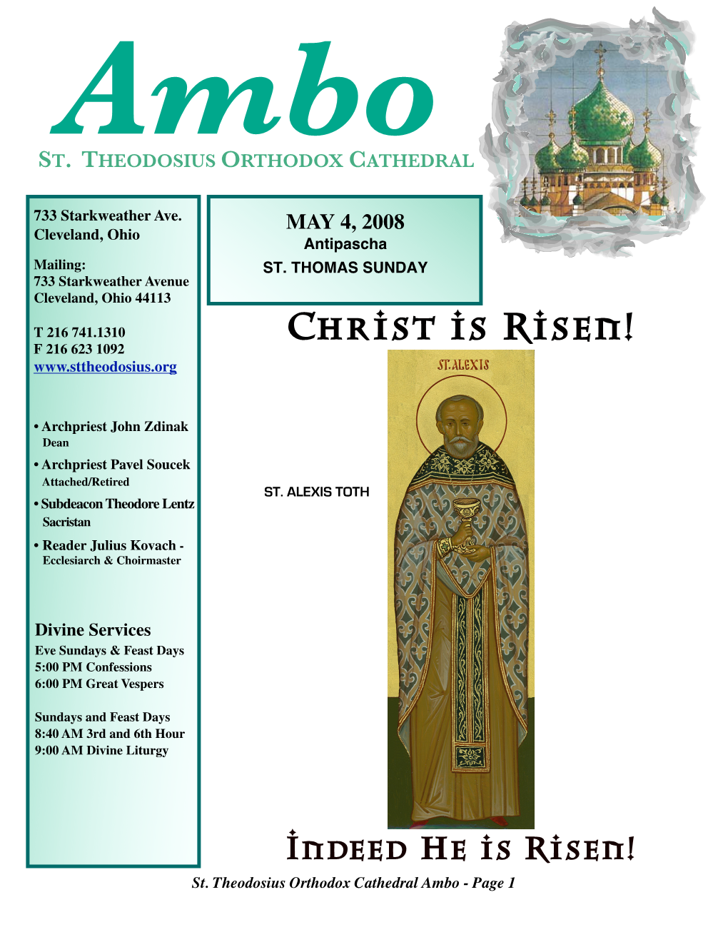 Christ Is Risen! F 216 623 1092
