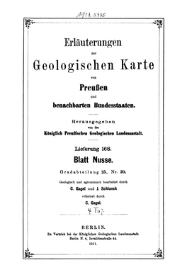 Geologischen Karte