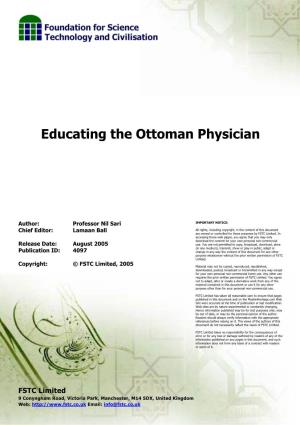 Educating the Ottoman Physician