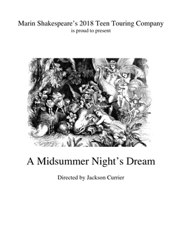 A Midsummer Night's Dream