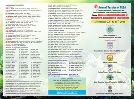 1 Annual Session of GESA