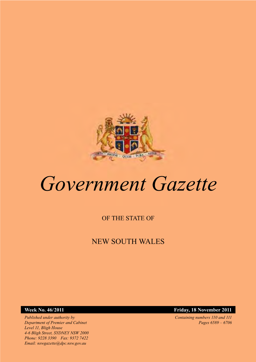 Government Gazette