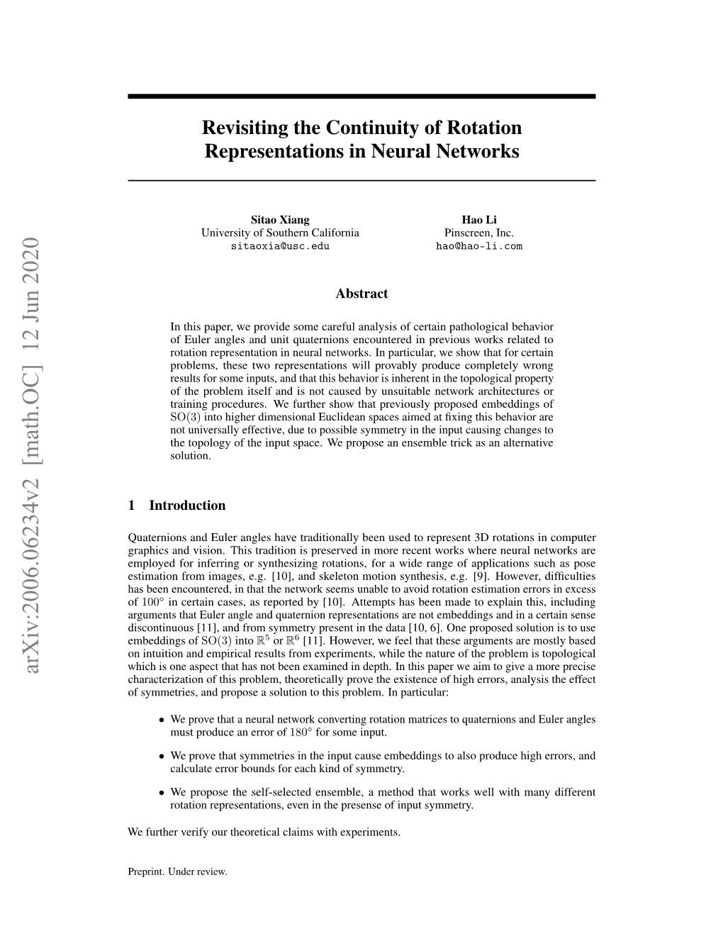 Revisiting the Continuity of Rotation Representations in Neural Networks