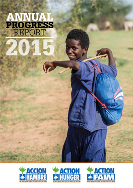 Action Against Hunger International: Annual Progress Report 2015