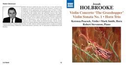 HOLBROOKE Violin Concerto