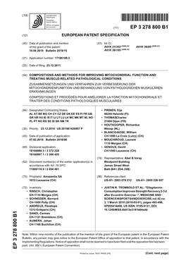 Compositions and Methods for Improving