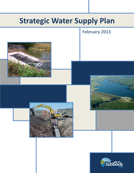 2013 Strategic Water Supply Plan