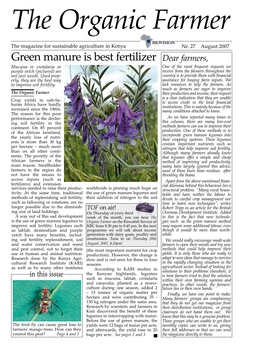 Green Manure Is Best Fertilizer