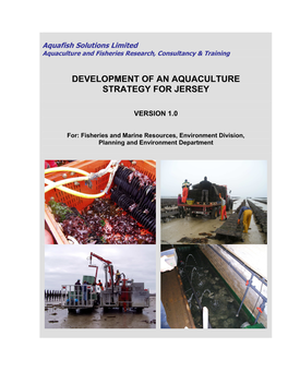 Aquaculture Strategy for Jersey