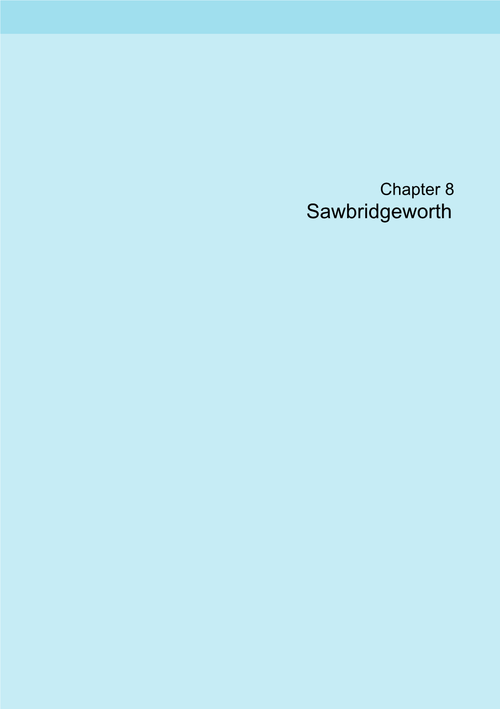 8. Sawbridgeworth (SAWB Policies)