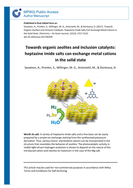 Heptazine Imide Salts Can Exchange Metal Cations in the Solid State