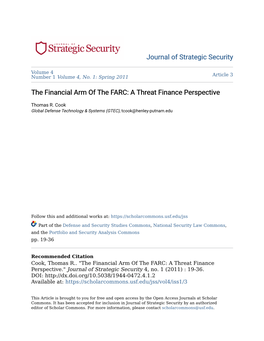 The Financial Arm of the FARC: a Threat Finance Perspective