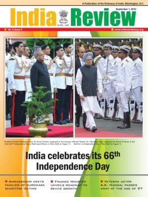 India Celebrates Its 66Th Independence